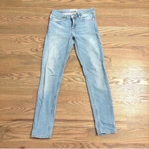 Mango MNG Zara Olivia Skinny Mid-Rise Stretch Jeans Light Wash US Size